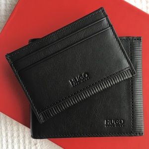 Hugo Boss bifold wallet and card holder NIB